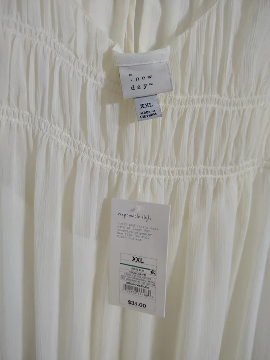 a new day Cream Tiered Sleeveless Maxi Dress - Picture 2 of 6